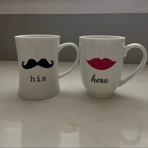 His & hers coffee mugs
